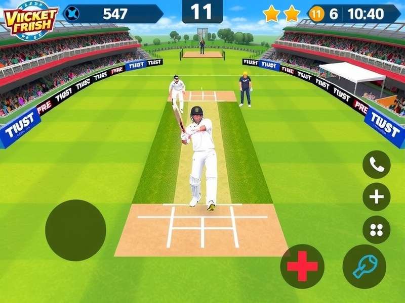 Cricket Pro Splash Champion Gameplay Screenshot